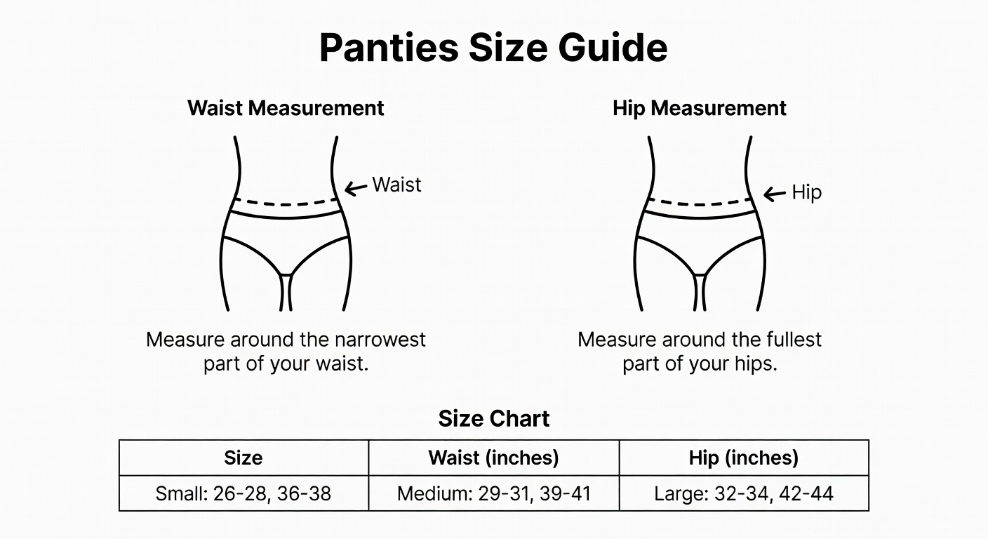 Panties Size Guide